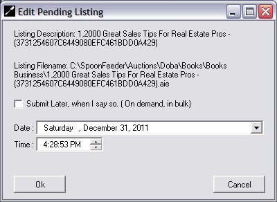 SpoonFeeder's Leading Auction Listing and Management Software
